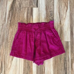 Bright fuchsia shorts